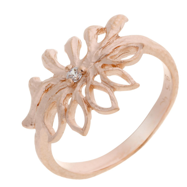 Orphelia Orphelia® Women's Sterling Silver Ring - Rose ZR-6027/1