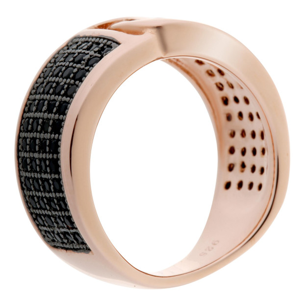 Orphelia Orphelia® Women's Sterling Silver Ring - Rose ZR-6045