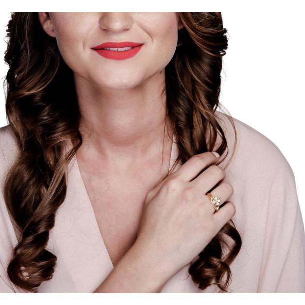 Orphelia Orphelia® Women's Sterling Silver Ring - Rose ZR-6020/1