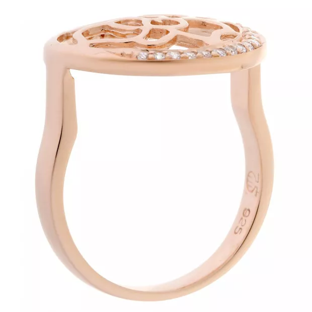 Orphelia Orphelia® Women's Sterling Silver Ring - Rose ZR-7089/1