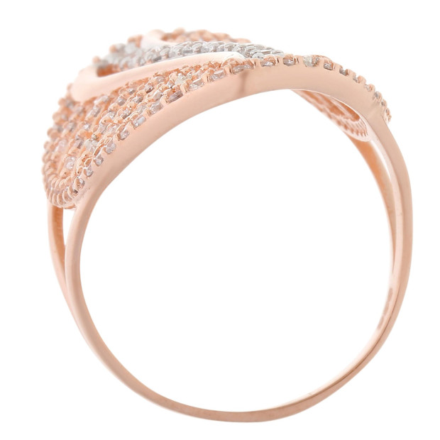 Orphelia Orphelia® Women's Sterling Silver Ring - Rose ZR-7003