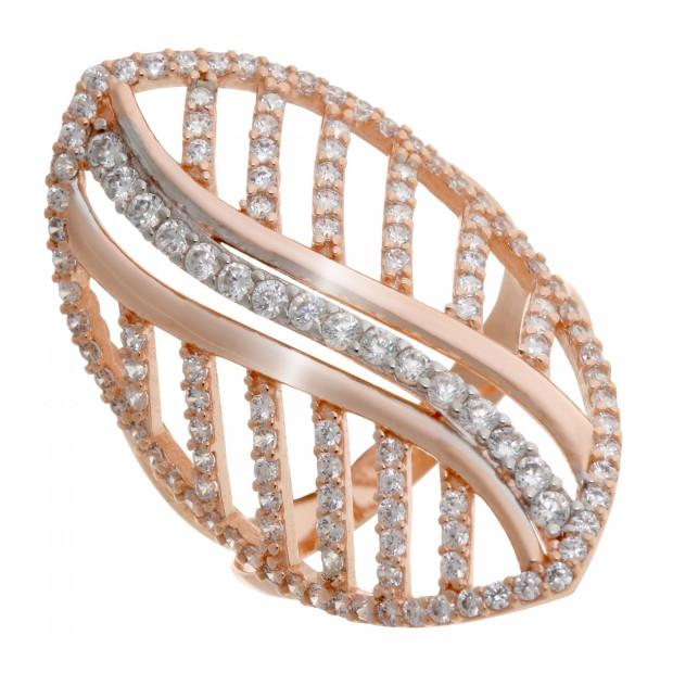 Orphelia Orphelia® Women's Sterling Silver Ring - Rose ZR-7003