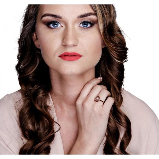 Orphelia Orphelia® Women's Sterling Silver Ring - Rose ZR-7084/1