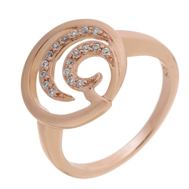 orphelia Orphelia® Women's Sterling Silver Ring - Rose ZR-7084/1