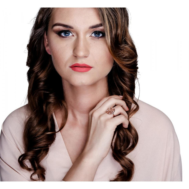 Orphelia Orphelia® Women's Sterling Silver Ring - Rose ZR-7079/1