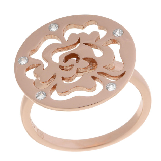 orphelia Orphelia® Women's Sterling Silver Ring - Rose ZR-7079/1