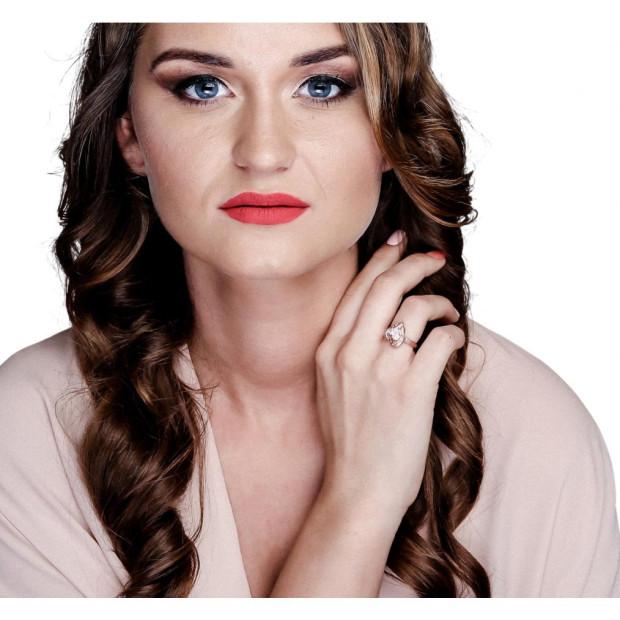 Orphelia Orphelia® Women's Sterling Silver Ring - Rose ZR-7082/1