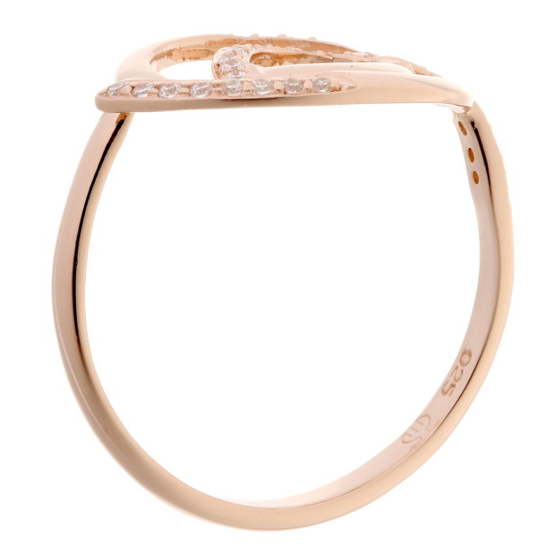 Orphelia Orphelia® Women's Sterling Silver Ring - Rose ZR-7114/RG
