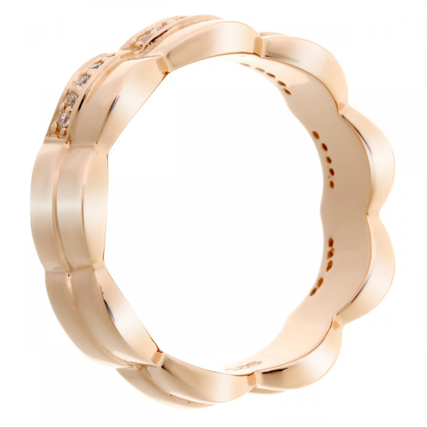 Orphelia Orphelia® Women's Sterling Silver Ring - Rose ZR-7127/RG