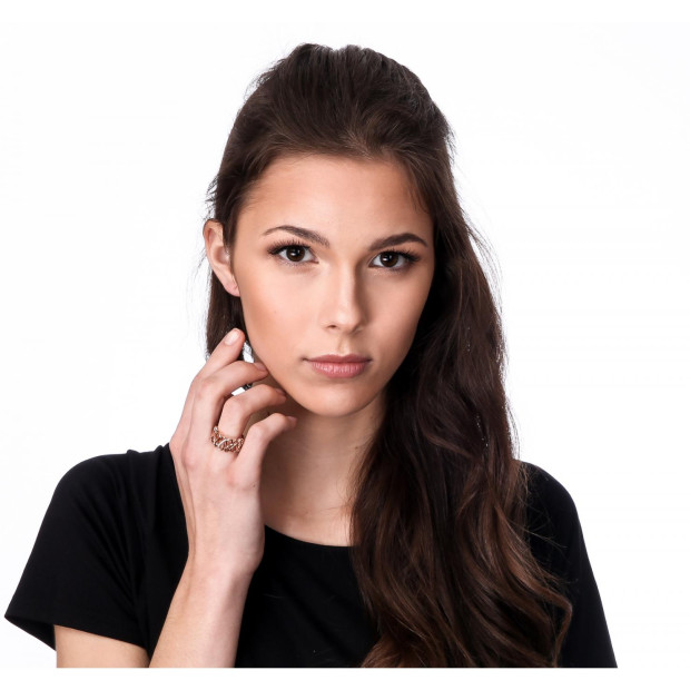 Orphelia Orphelia® Women's Sterling Silver Ring - Rose ZR-7123/RG