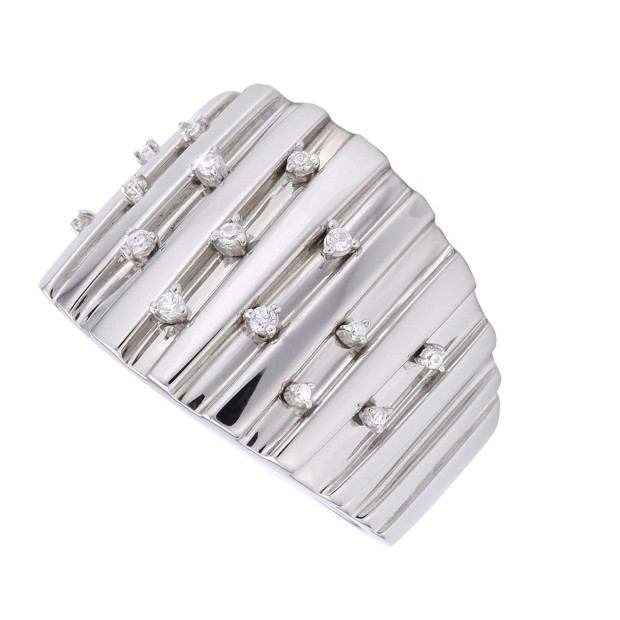 Orphelia Orphelia® Women's Sterling Silver Ring - Silver ZR-3565