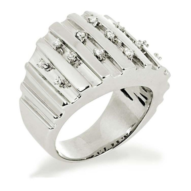 orphelia Orphelia® Women's Sterling Silver Ring - Silver ZR-3565