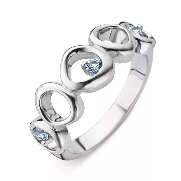 Orphelia Orphelia® Women's Sterling Silver Ring - Silver ZR-3752