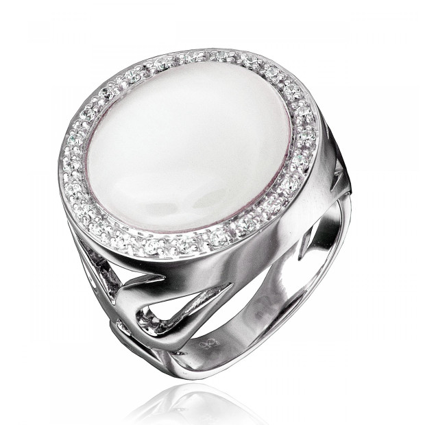 orphelia Orphelia® Women's Sterling Silver Ring - Silver ZR-3655