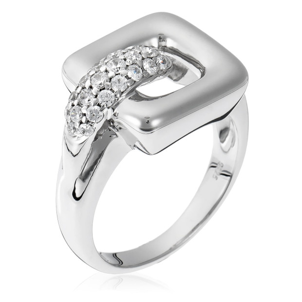 orphelia Orphelia® Women's Sterling Silver Ring - Silver ZR-3584