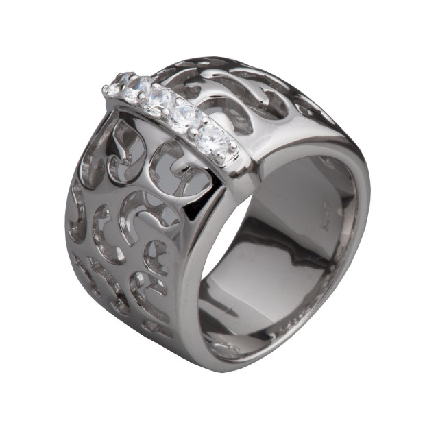 orphelia Orphelia® Women's Sterling Silver Ring - Silver ZR-3577