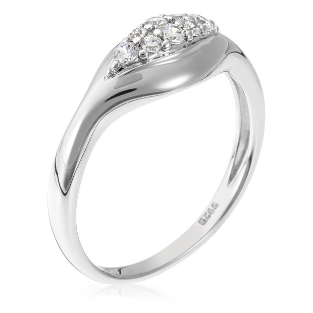 Orphelia Orphelia® Women's Sterling Silver Ring - Silver ZR-3840