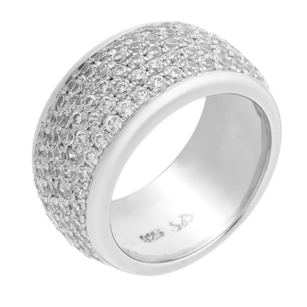 orphelia Orphelia® Women's Sterling Silver Ring - Silver ZR-3515