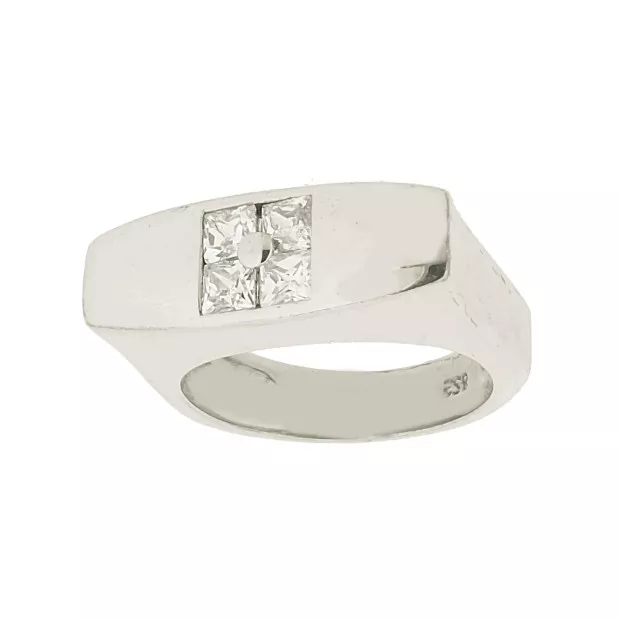 Orphelia Orphelia® Women's Sterling Silver Ring - Silver ZR-3383/56