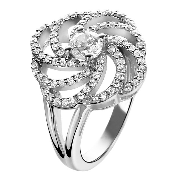 orphelia Orphelia® Women's Sterling Silver Ring - Silver ZR-3892