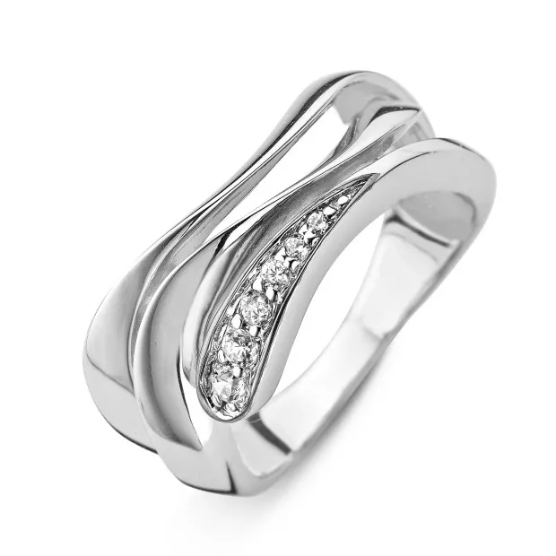 Orphelia Orphelia® Women's Sterling Silver Ring - Silver ZR-3749