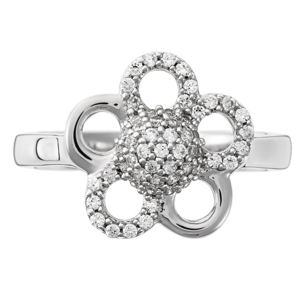 Orphelia Orphelia® Women's Sterling Silver Ring - Silver ZR-3827