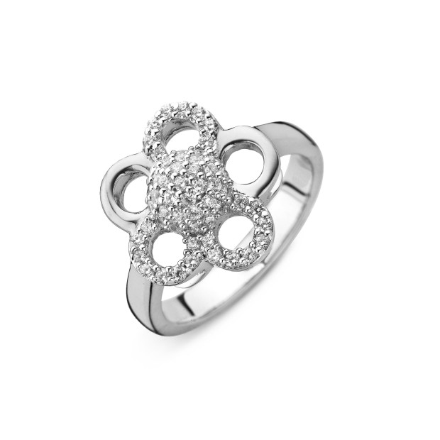 orphelia Orphelia® Women's Sterling Silver Ring - Silver ZR-3827