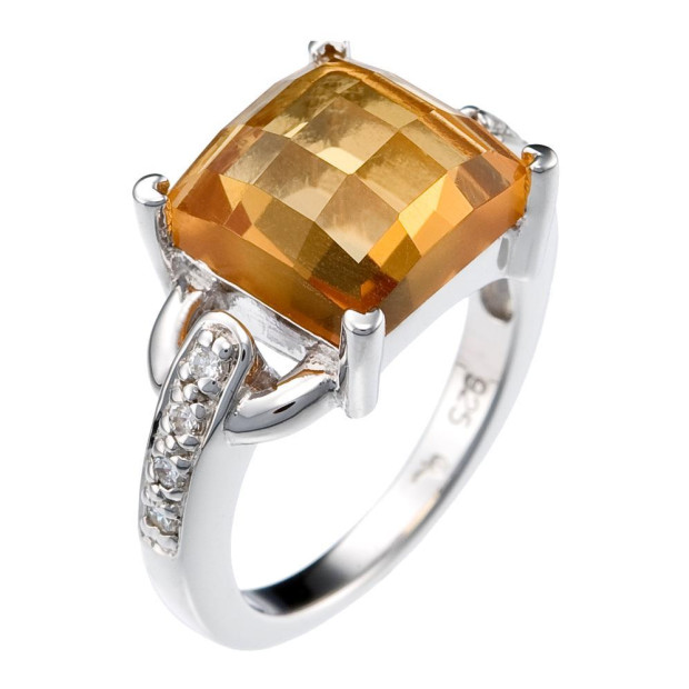 orphelia Orphelia® Women's Sterling Silver Ring - Silver ZR-3717