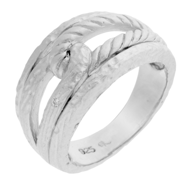 orphelia Orphelia® Women's Sterling Silver Ring - Silver ZR-3941