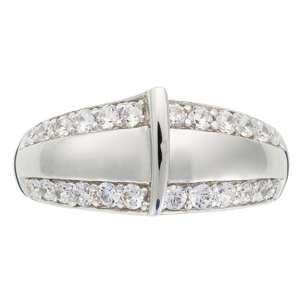 Orphelia Orphelia® Women's Sterling Silver Ring - Silver ZR-3668