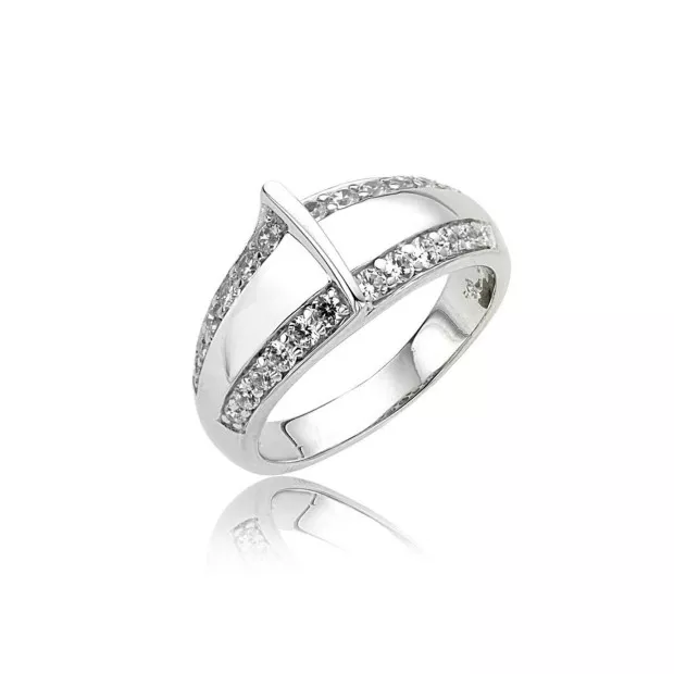 Orphelia Orphelia® Women's Sterling Silver Ring - Silver ZR-3668