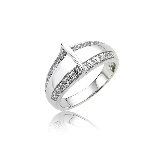 orphelia Orphelia® Women's Sterling Silver Ring - Silver ZR-3668