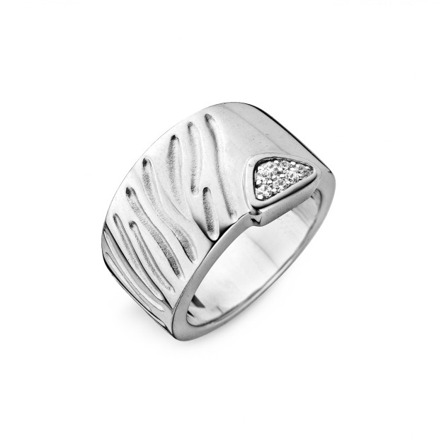orphelia Orphelia® Women's Sterling Silver Ring - Silver ZR-3822