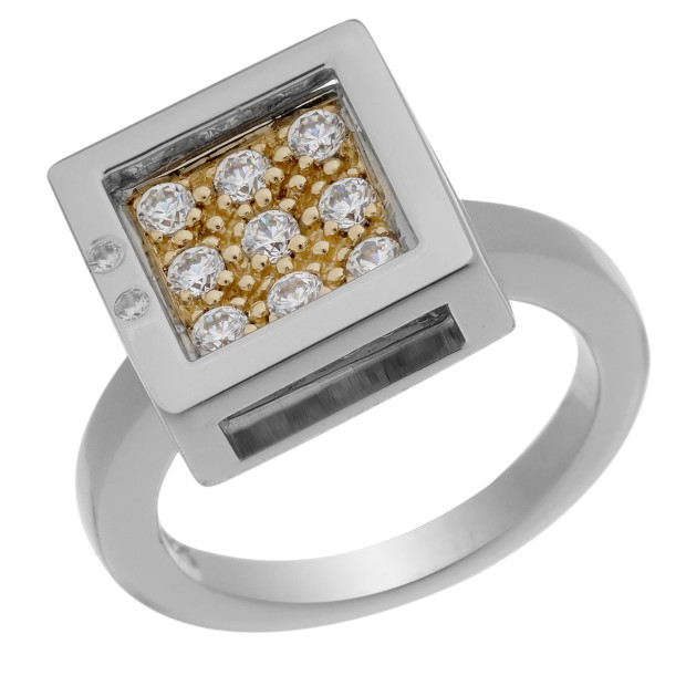 orphelia Orphelia® Women's Sterling Silver Ring - Silver ZR-3366