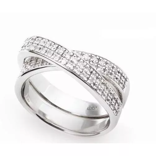 Orphelia Orphelia® Women's Sterling Silver Ring - Silver ZR-3519