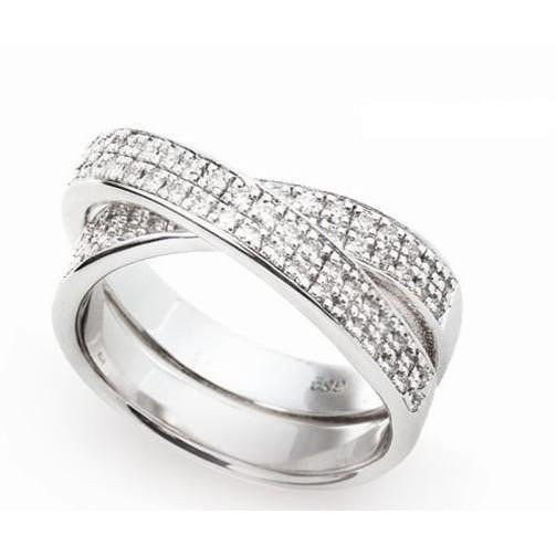 orphelia Orphelia® Women's Sterling Silver Ring - Silver ZR-3519