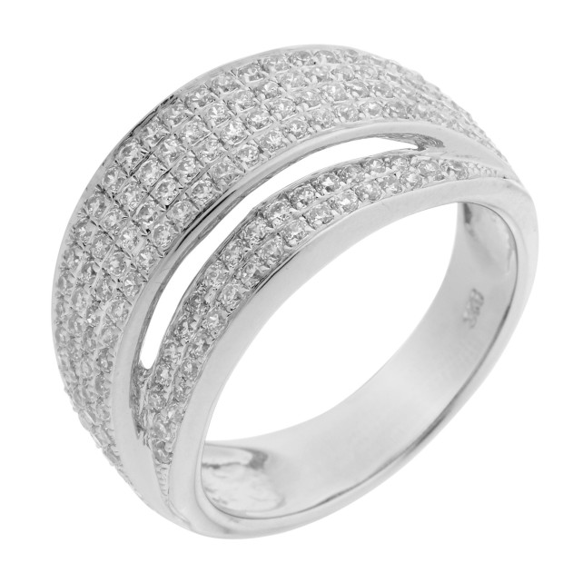 orphelia Orphelia® Women's Sterling Silver Ring - Silver ZR-3520