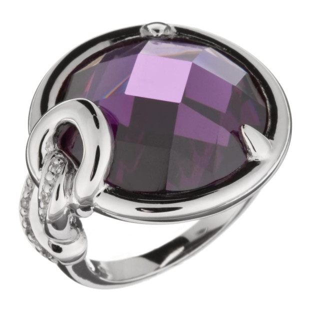 orphelia Orphelia® Women's Sterling Silver Ring - Silver ZR-3650