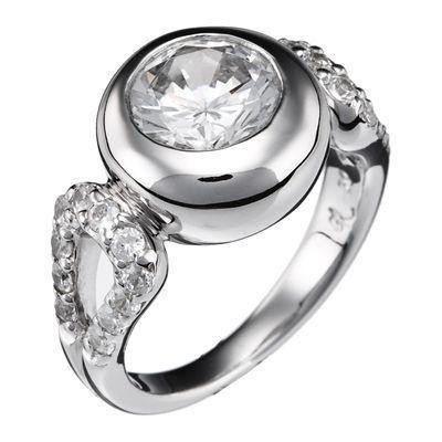 orphelia Orphelia® Women's Sterling Silver Ring - Silver ZR-3574