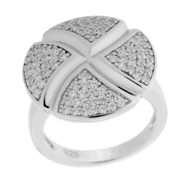 Orphelia Orphelia® Women's Sterling Silver Ring - Silver ZR-6043