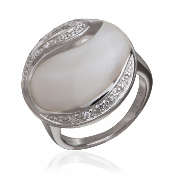orphelia Orphelia® Women's Sterling Silver Ring - Silver ZR-3643
