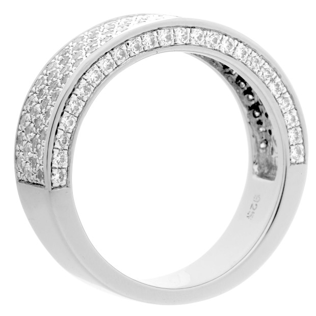 Orphelia Orphelia® Women's Sterling Silver Ring - Silver ZR-3512