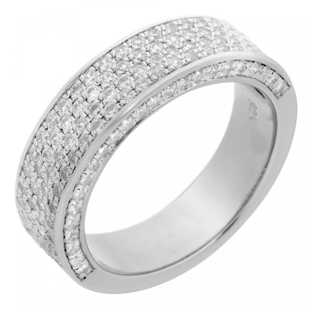 orphelia Orphelia® Women's Sterling Silver Ring - Silver ZR-3512