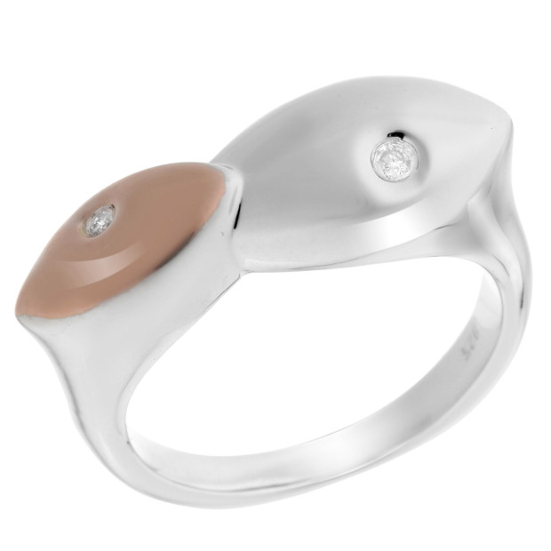 orphelia Orphelia® Women's Sterling Silver Ring - Silver ZR-3481