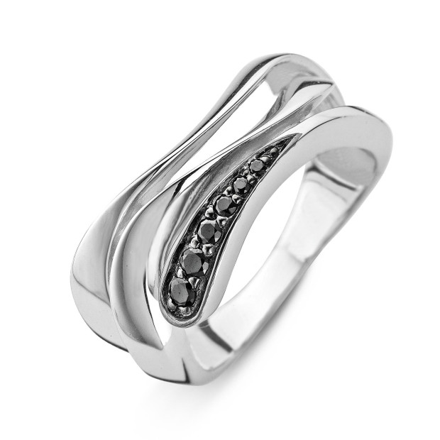 orphelia Orphelia® Women's Sterling Silver Ring - Silver ZR-3750