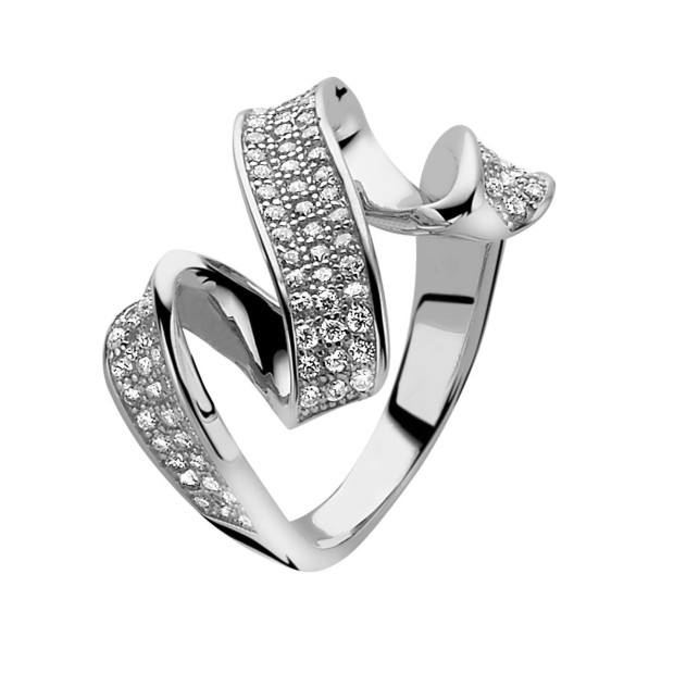 orphelia Orphelia® Women's Sterling Silver Ring - Silver ZR-3895