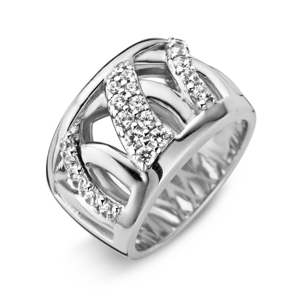 Orphelia Orphelia® Women's Sterling Silver Ring - Silver ZR-3859