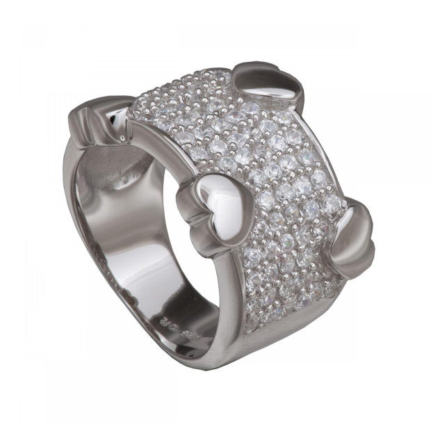 Orphelia Orphelia® Women's Sterling Silver Ring - Silver ZR-3605
