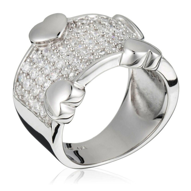 Orphelia Orphelia® Women's Sterling Silver Ring - Silver ZR-3605