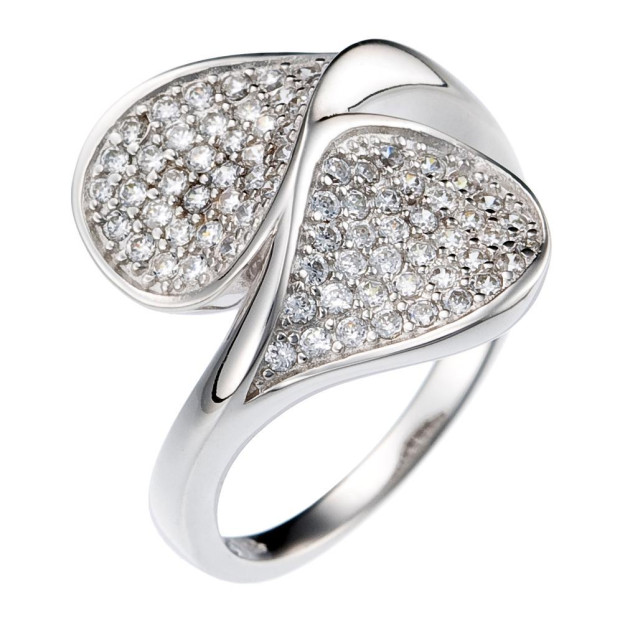 orphelia Orphelia® Women's Sterling Silver Ring - Silver ZR-3664
